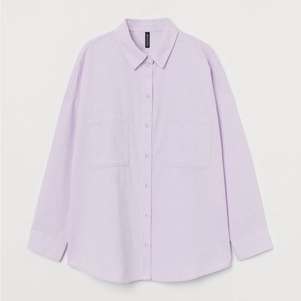H&M Overside Corduroy Shirt